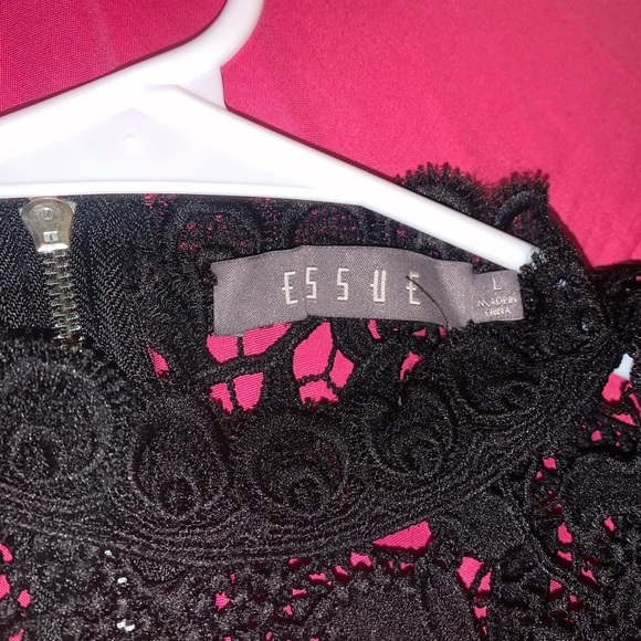 NWOT Thick Lace Long Sleeve Dress Shirt - Picture 5 of 7